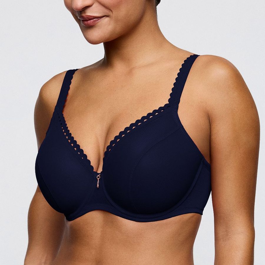 PrimaDonna Twist Wowgirl Bügel BH unterlegt Herzform Cup B-G, Farbe evening blue