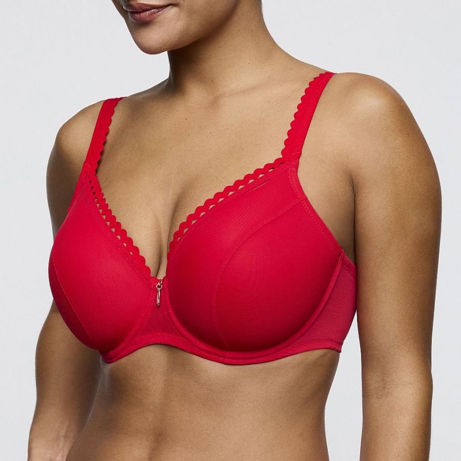 PrimaDonna Twist Wowgirl Bügel BH unterlegt Herzform Cup B-G, Farbe true red