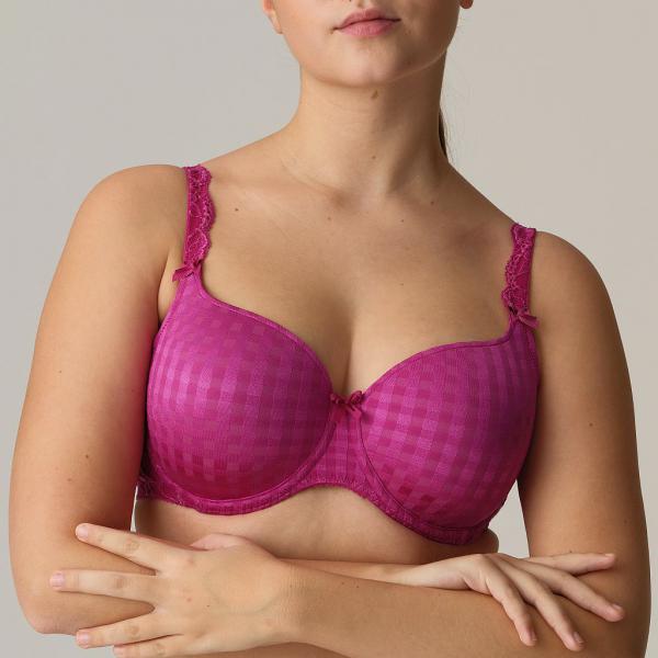 PrimaDonna Madison padded bra - heart shape C-D cup, color fuchsia fiesta