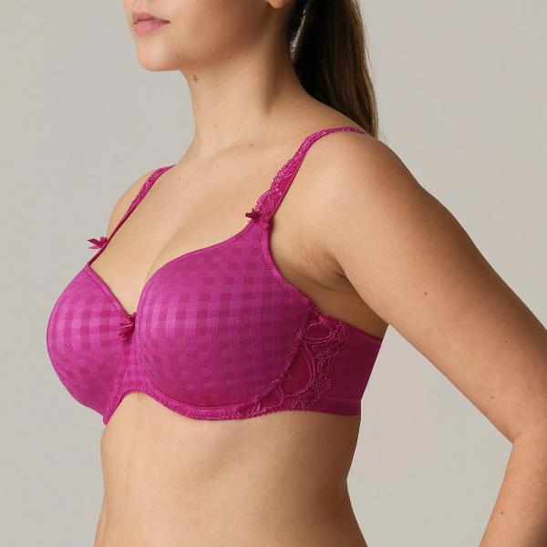 PrimaDonna Madison padded bra - heart shape E-G cup, color fuchsia fiesta