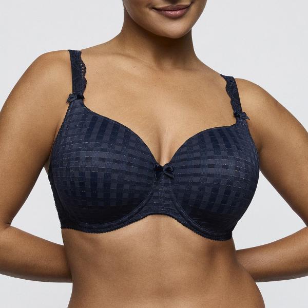 Primadonna Madison Bügel BH unterlegt Herzform Cup E-G, Farbe velvet blue