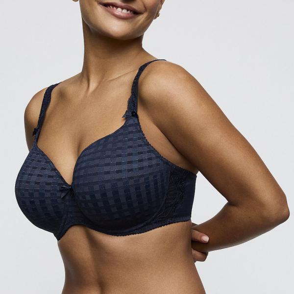 Primadonna Madison Bügel BH unterlegt Herzform Cup E-G, Farbe velvet blue