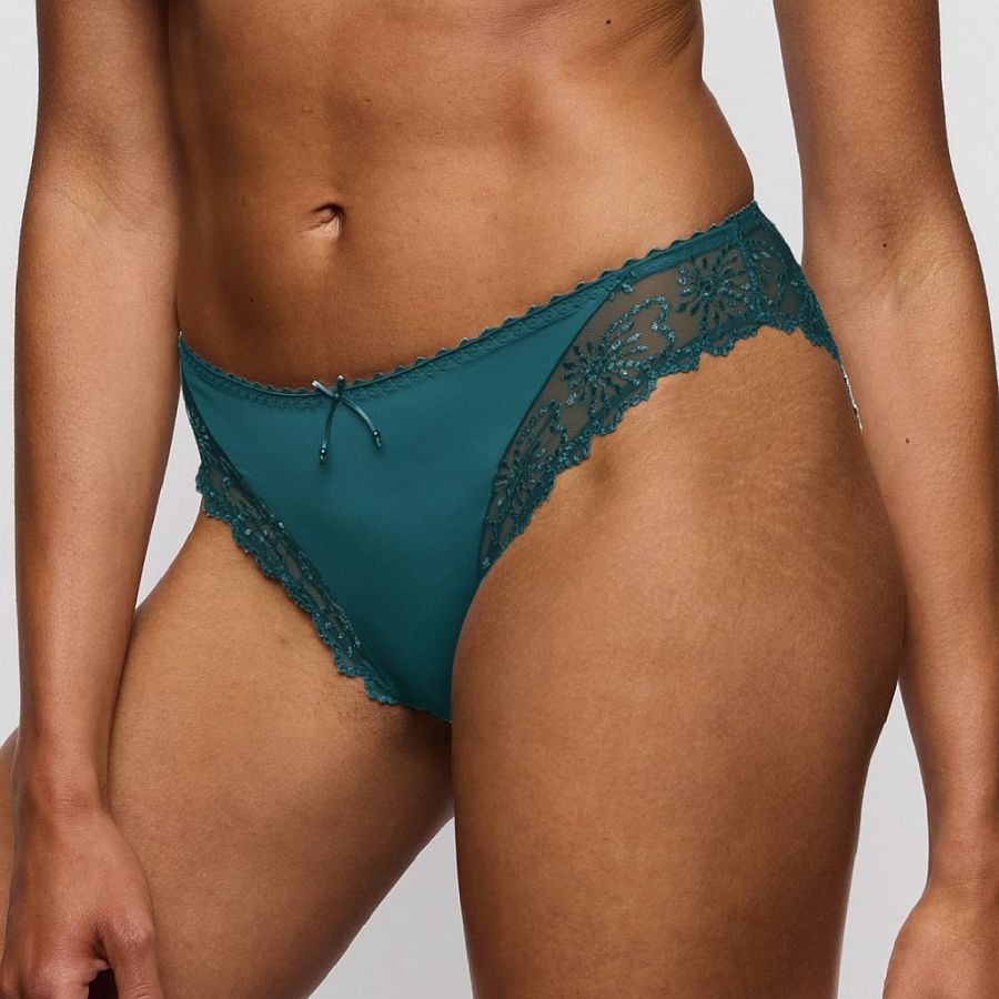 Marie Jo Jane italienischer Slip, Farbe peacock