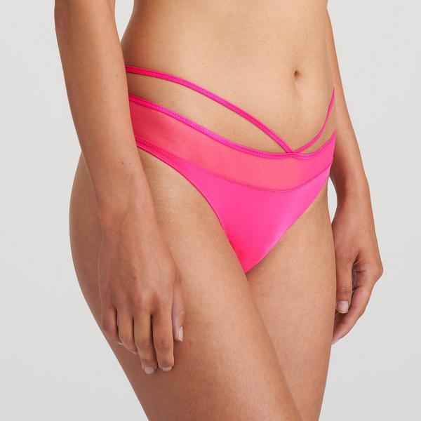 Marie Jo Tahar thong, color blogger pink