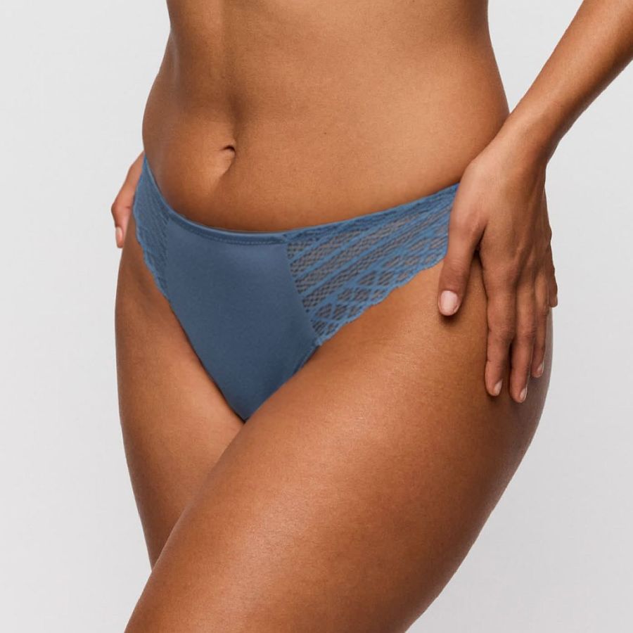 PrimaDonna Twist Twist Side thong, color indigofera
