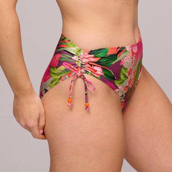 Marie Jo Swim Norma Jeanne Bikini full briefs with rope, color tropical sunset