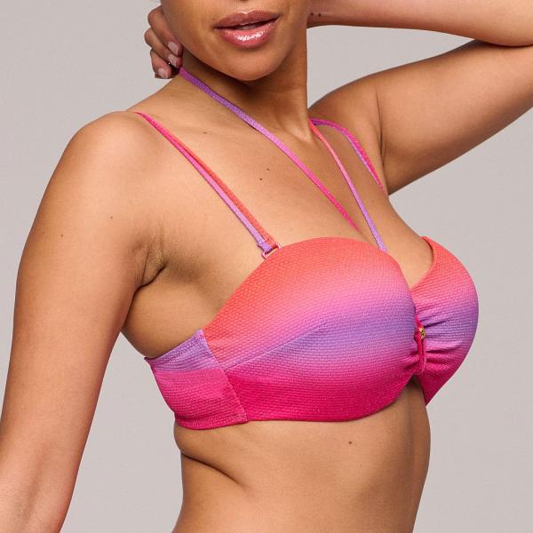 Marie Jo Swim Nusa Dua Bikini trägerlos unterlegt, Farbe spectral