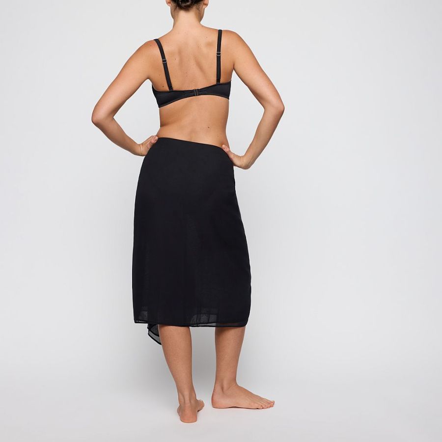 Marie Jo Swim Cassie pareo, color black