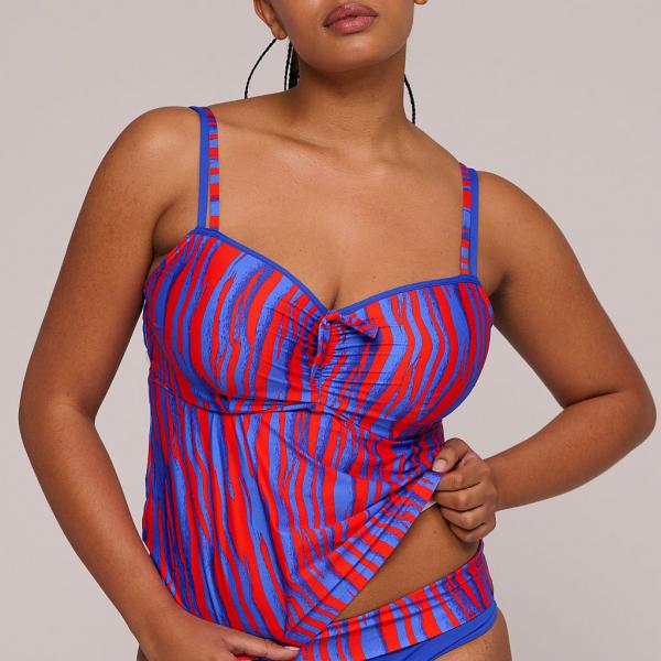 PrimaDonna Swim Skudai Tankini full cup padded, color wild stripes