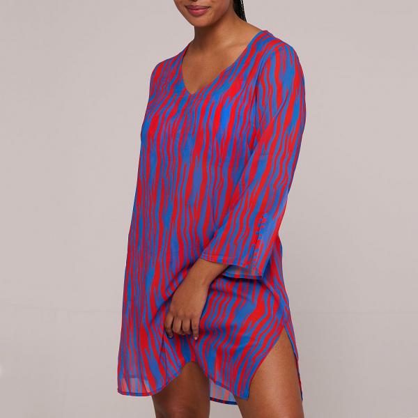 PrimaDonna Swim Skudai Swimwear kaftan, color wild stripes