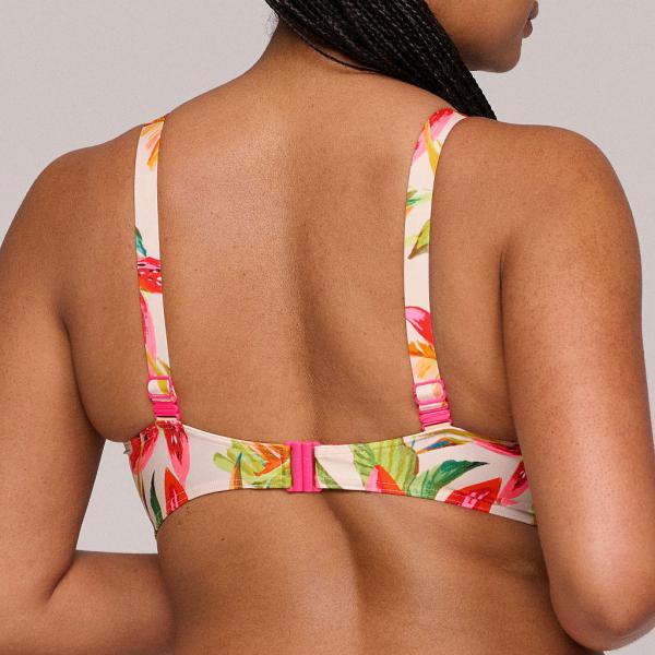 PrimaDonna Swim Tanzania Bikini top full cup wire, color calm tropics