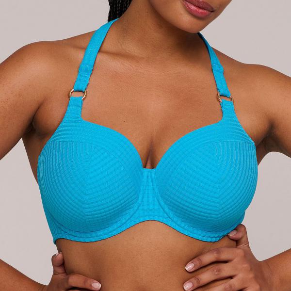 PrimaDonna Swim Kochi padded Bikini top heart shape, color sea breeze