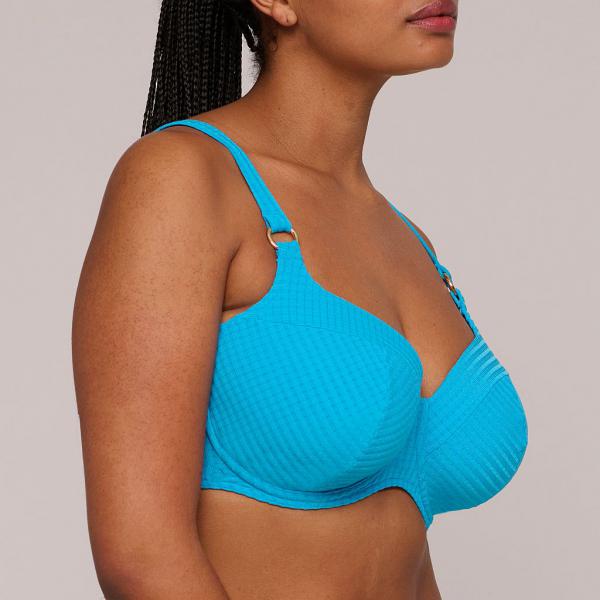 PrimaDonna Swim Kochi padded Bikini top heart shape, color sea breeze