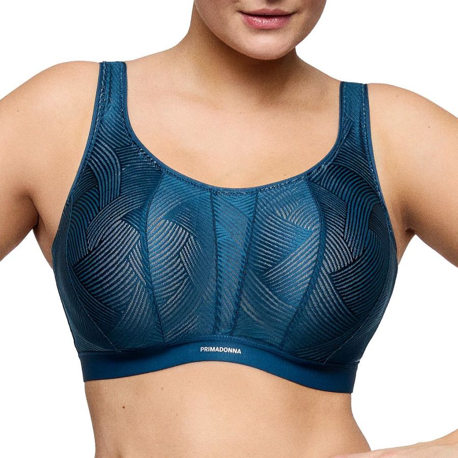 PrimaDonna Sport The Game Sport-BH mit Bügel Cup C-H, Farbe deep blue sea