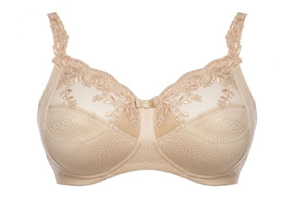 Ulla Lingerie Féminine wireless bra Ella cup D-L, color bisque