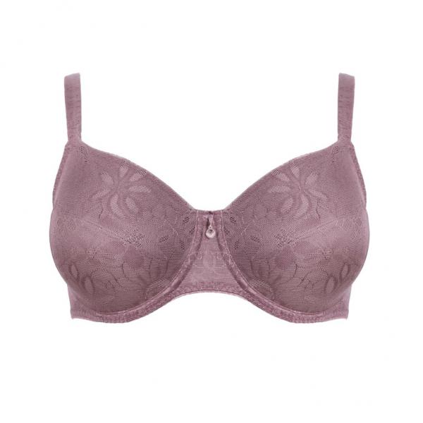 Ulla Lingerie Féminine wired bra  Alice B-G cup, color fig