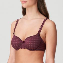 Preview: Marie Jo Avero non padded full cup seamless bra B-E cup, color wine