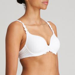 Preview: Marie Jo Avero padded wire bra heart shape A-E cup, color white