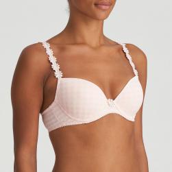 Preview: Marie Jo Avero padded bra deep plunge B-F cup, color pearly pink