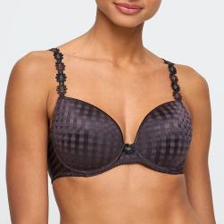 Marie Jo Avero padded bra deep plunge B-E cup, color sweet chocolate