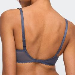 Preview: Marie Jo Jane balcony half padded A-E cup, color blue shadow