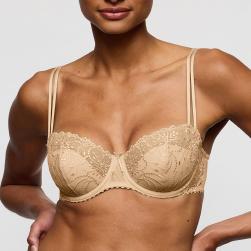 Marie Jo Jane balcony half padded A-E cup, color sand
