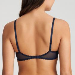 Preview: Marie Jo Jane half padded balcony bra A-E cup, color velvet blue