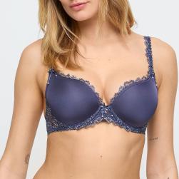 Marie Jo Jane Bügel BH unterlegt Herzform Cup A-E, Farbe blue shadow