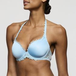Preview: Marie Jo Jane padded wire bra heart shape A-E cup, color milky blue