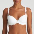 Marie Jo Leda deep plunge wire bra B-F cup, color white