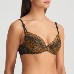 Preview: Marie Jo Naffi Push Up removable pads A-E cup, color honey
