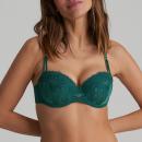 Marie Jo Junoo padded bra - balcony B-F cup, color jasper green