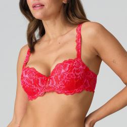 Preview: Marie Jo Manyla padded bra - balcony B-E cup, color pixie red