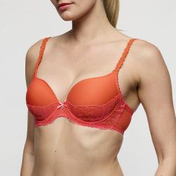 Preview: Marie Jo Solene padded wire bra heart shape A-E cup, color pamplemousse