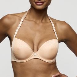 Preview: Marie Jo Tom padded deep plunge bra B-E cup, color peach whisper