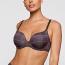 Marie Jo Tom padded wire bra heart shape A-F cup, color wenge