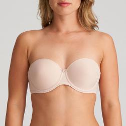 Preview: Marie Jo Tom strapless padded bra A-E cup, color caffe latte