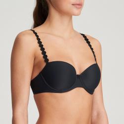 Preview: Marie Jo Tom padded bra - balcony A-E cup, color graphite