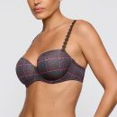 Marie Jo Tom padded bra - balcony B-F cup, color wenge