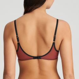 Preview: Marie Jo Fezz padded bra - balcony B-E cup, color italian brown