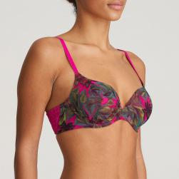 Preview: Marie Jo Cuzco padded wire bra heart shape A-E cup, color tropical fusion