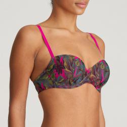 Preview: Marie Jo Cuzco padded bra - balcony B-E cup, color tropical fusion