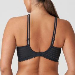 Preview: PrimaDonna Twist East End wireless bra C-F cup, color charbon