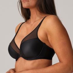 Preview: PrimaDonna Twist Zipolite half padded wire bra deep plunge C-G cup, color black