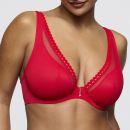 PrimaDonna Twist Wowgirl halb unterlegter Bügel BH tief dekolletiert Cup B-G, Farbe true red