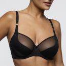 PrimaDonna Twist Sheary Balconette Bügel BH Tulpenschnitt Cup C-G, Farbe schwarz