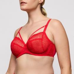 Preview: PrimaDonna Sophora full cup wire bra C-E cup, color true red
