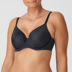 Preview: PrimaDonna Figuras full cup wire bra seamless C-G cup, color charcoal