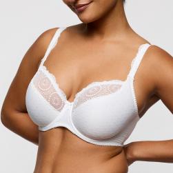 Preview: PrimaDonna Osino Balconette Bügel BH Tulpenschnitt Cup C-G, Farbe weiss