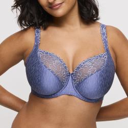 PrimaDonna Monterrey halb unterlegter Balconette Bügel BH Tulpenschnitt Cup C-G, Farbe nightshadow blue